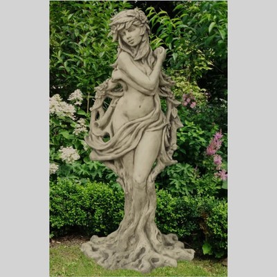 ERDGÖTTIN GAIA IN ANTIKOPTIK aus STEINGUSS GARTEN DEKO FROSTFEST V-118702