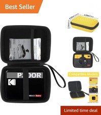 Hard Carrying Case for Kodak Mini Shot 3 Retro/Square Printer, Film Cartridge...
