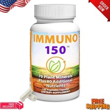 Immuno 150, Immune Support Supplement, Packed with 70 Plant Minerals. Free Ship
