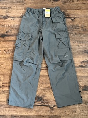 Nike Tech Pack Woven Mesh Pants  Gray  (size mens S)