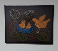 KMK Kupfermühle Bildkachel Bild Fliese Kachel Vögel – Vogelmama mit Küken