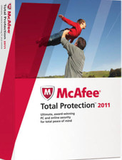McAfee Total Protection 2011 1 PC   SEALED Retail Pack