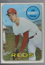 2018 Topps Heritage 1969 Buybacks Jim Merritt #661 b3e