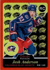 2015-16 O-Pee-Chee Platinum Retro Orange Rainbow Rookie Josh Anderson 10/49