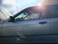 MW 3er E36 Compact Bj 1997 original Tür links Fahrer 309 Arktissilber Metallic