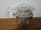 VINTAGE PYREX #7756 COFFEE POT (COMPLETE) 6 CUP WONDERFUL CONDITION