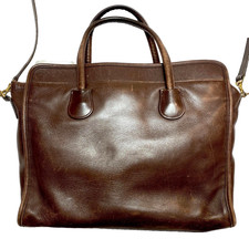 COACH Briefcase Leather Brown Messenger Attache A7C-7302