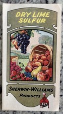 Vintage 1920 Sherwin Williams Fruit Apple Orc...