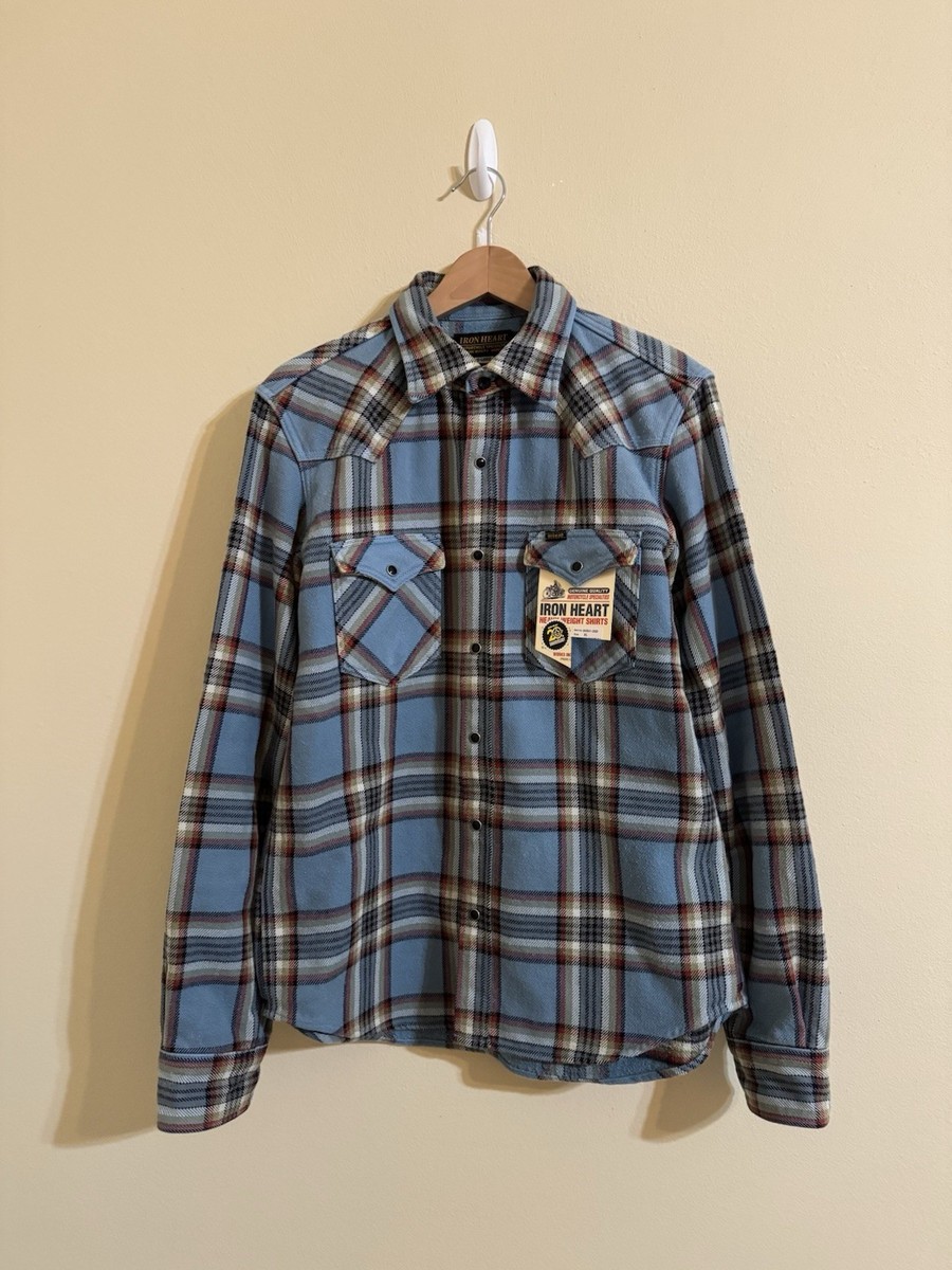 Iron Heart Ultra Heavyweight 20th Anniversary Flannel Shirt Plaid