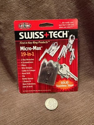 Swiss+Tech Micro Max 19 in 1 Wrenches Screwdrivers Multitool Stainless 
