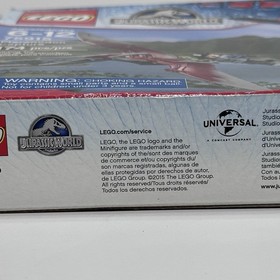 2015 LEGO JURASSIC WORLD PTERANODON CAPTURE SET 75915 RETIRED DAMAGED BOX