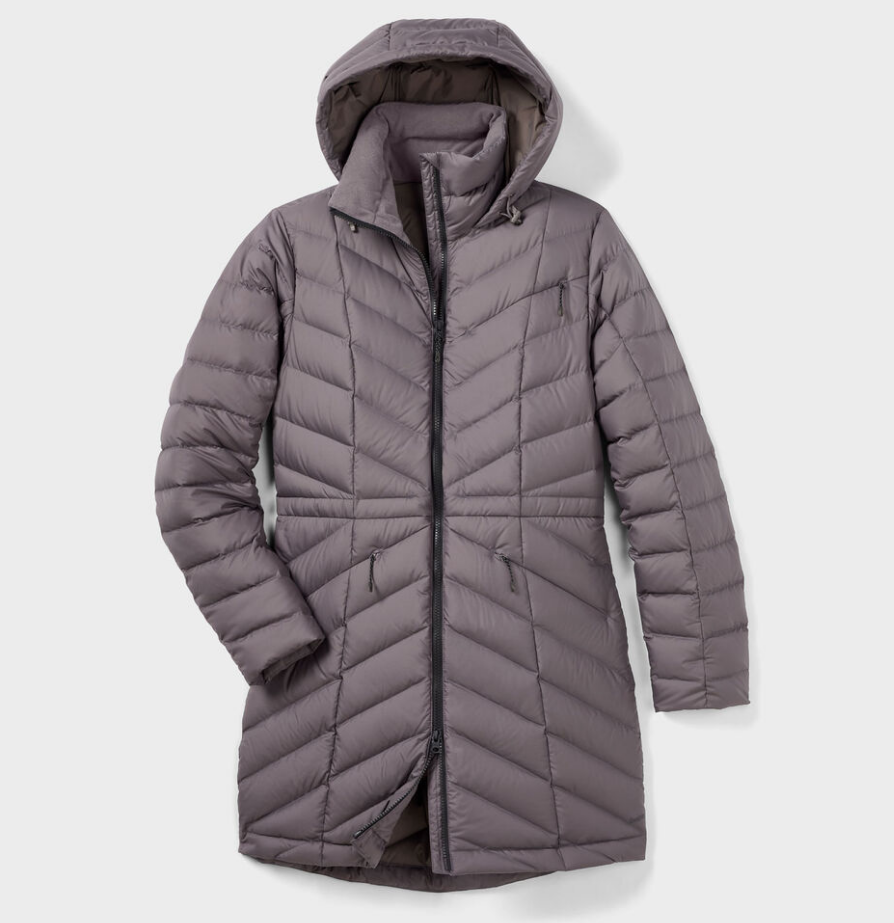 TOP SELLING Du.luth Women's Cold Reliable Down Coat, Graphite