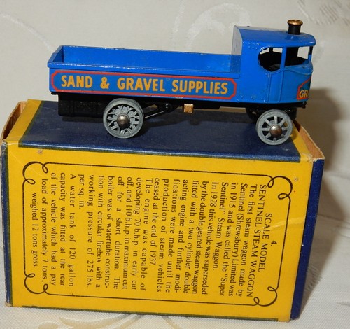 MATCHBOX LESNEY MOY MODELS OF YESTERYEAR Y4-1 SENTINEL STEAM WAGON MINT BOXED - Picture 2 of 5