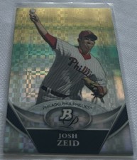 2011 Bowman Platinum Prospects Baseball Josh Zeid Philadelphia Phillies XFractor
