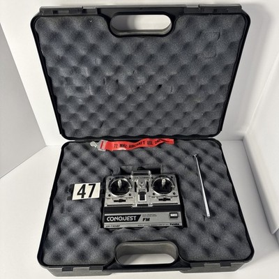 Futaba Conquest FP-T4NBF FM 72.730MHz Ch 47 RC Aircraft Transmitter w/ Case