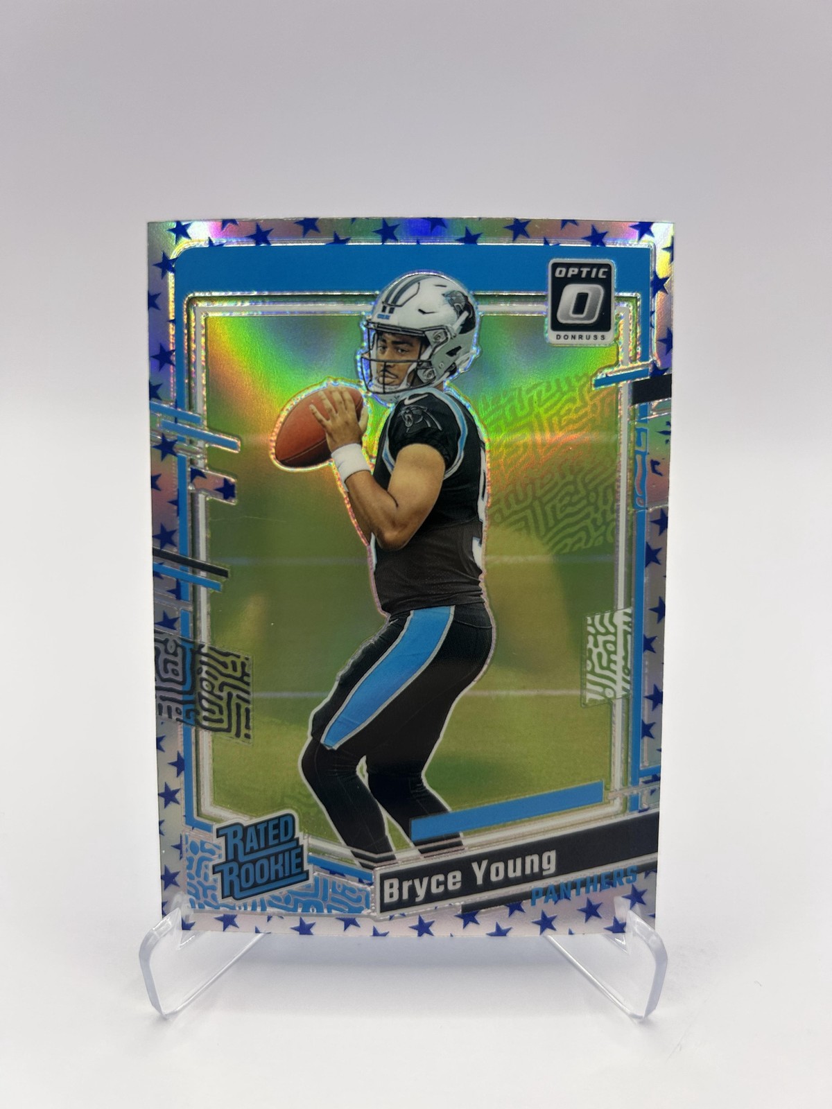 2023 Donruss Optic #213 Bryce Young Stars Prizm Rookie Card RC Panthers