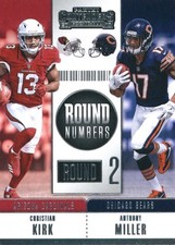 2018 Panini Contenders Round Numbers #7 Anthony Miller Christian Kirk - FB