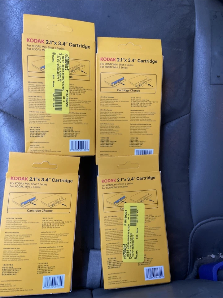 4 QTY - Kodak 2.1" X 3.4" Cartridge 30 Sheets Ribbon Paper - Image 2 of 4