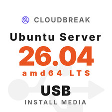 Ubuntu Server 26.04 amd64 LTS Bootable/Live Install USB NEW