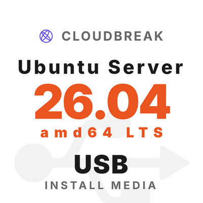 Ubuntu Server 26.04 amd64 LTS Bootable/Live Install USB NEW