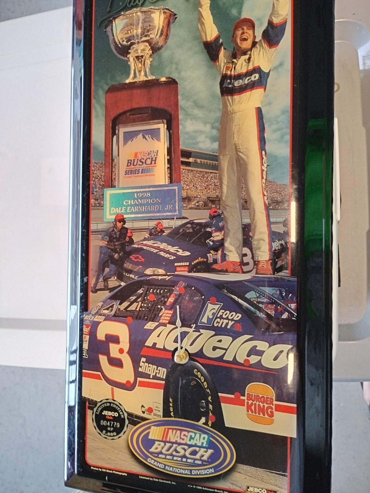 Dale Earnhardt Jr. NASCAR Busch Series Wall Clock