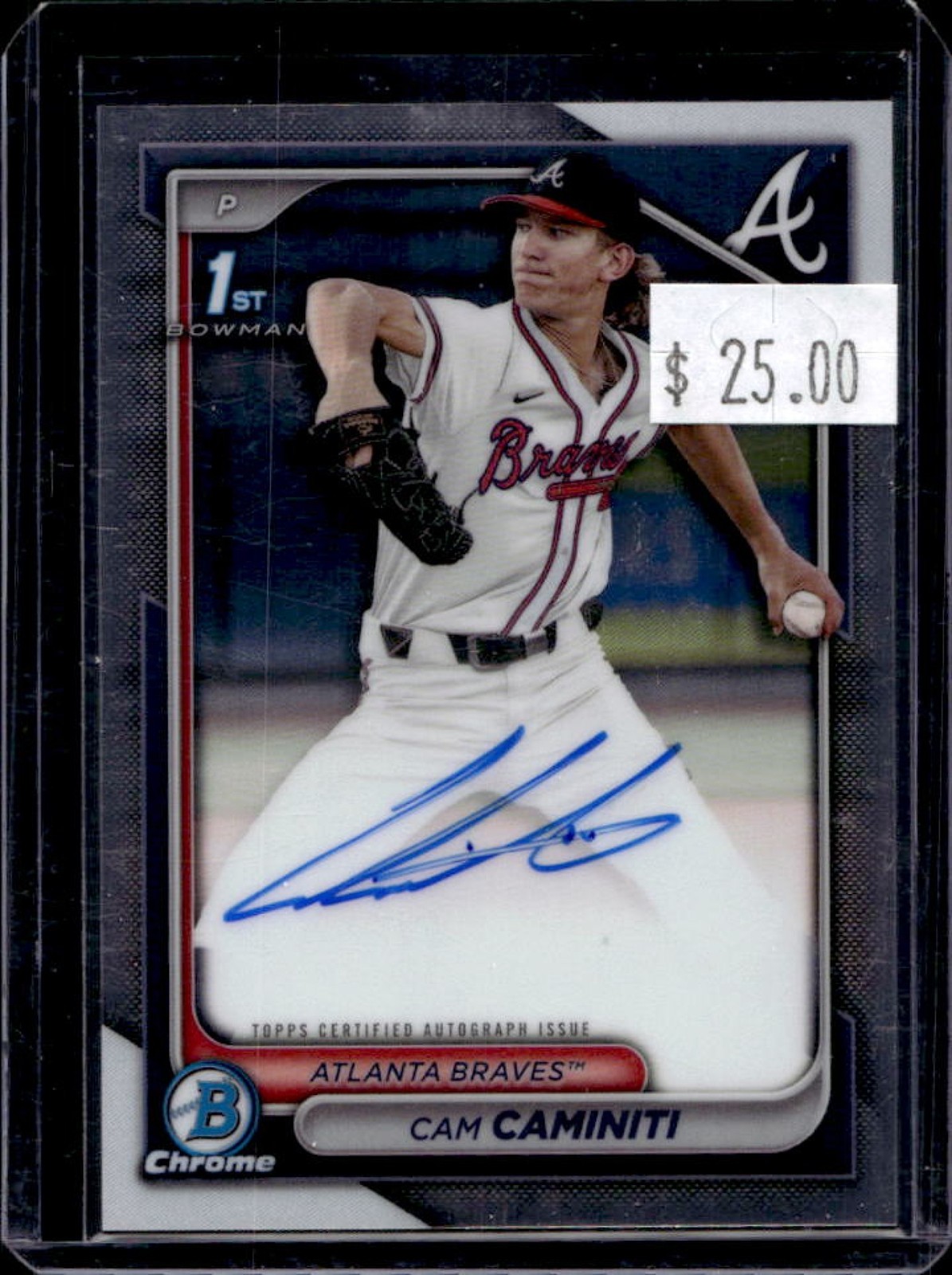 2024 Bowman Draft Cam Caminiti Chrome Auto 1st #CPA-CC Braves