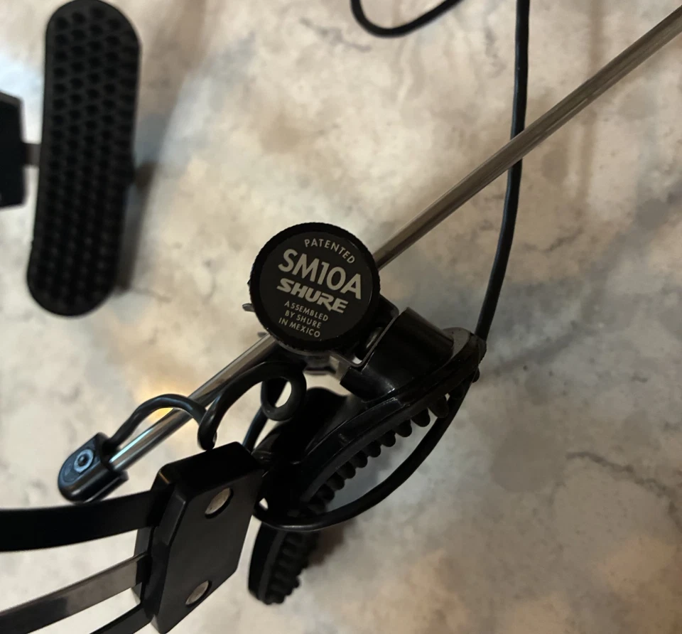 Shure SM10A Headset Dynamic Cardioid Microphone XLR Working - Image 4 of 4