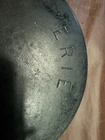 Pre-Griswold Erie #7 Series 2 Cast-Iron Skillet Star Maker's Mark - Cracked