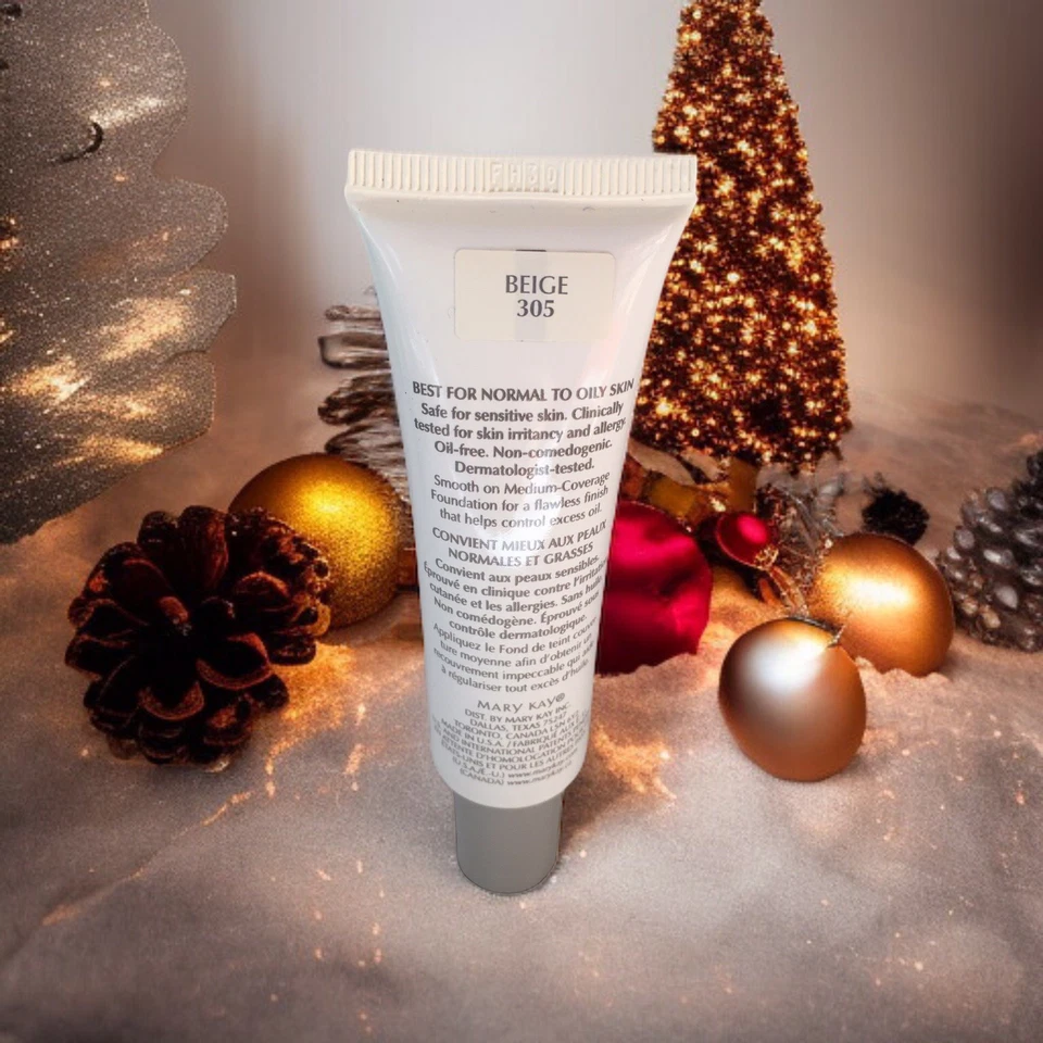 MARY KAY Medium-Coverage Foundation Beige 305 Liquid 1 fl oz. 355500 Retired NIB - Image 3 of 4