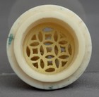 Vintage Chinese Eight-lobed Melon Form Gourd Cricket Cage Carved Lid Vent Holes — photo 6