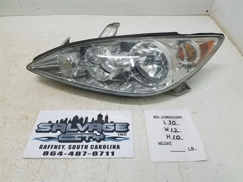 驾驶员车头灯北美制造 Le 铬装饰适合 05-06 丰田凯美瑞 原始设备制造商 — 第 3/4 张图片