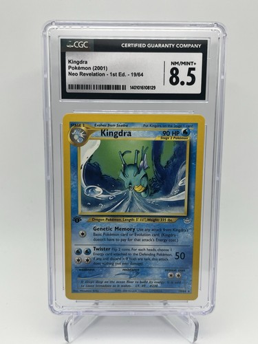 Kingdra (1st Edition) graded CGC 8.5 for sale on eBay