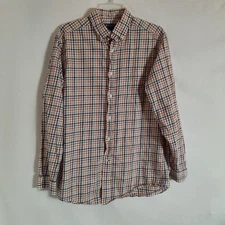 Cremieux By Daniel Cremieux Men's Shirt Size Medium Plaid Long Sleeve Casual