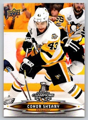 Conor Sheary 2017 Upper Deck Stanley Cup Champions Pittsburgh Penguins