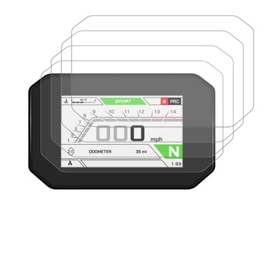 GlareStop Displayschutzfolie für ENERGICA EXPERIA (2022-) 4x Entspiegelt