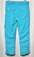 RARE Women  s Girls Light Blue Snowpants White Insulated Waterproof Medium