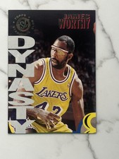 1994-95 Stadium Club Dynasty #5A James Worthy Los Angeles Lakers Card