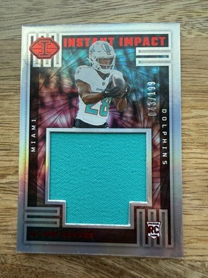 2023 Panini Illusions - Instant Impact De'Von Achane #II-DAE Red /199 RC Miami