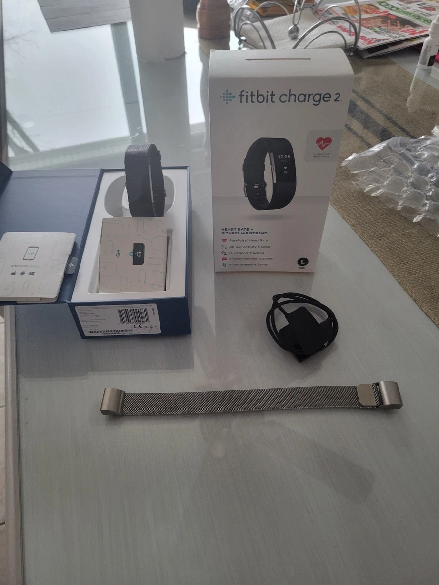AISPORTS Cinturino di ricambio per Fitbit Charge 2 in pelle