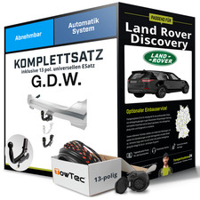 Für LAND ROVER Discovery V 462 Anhängerkupplung abnehmbar +eSatz 13pol uni 16-21