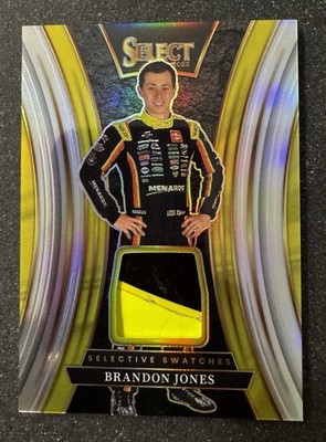 2025 Panini Select - Selective Swatches Brandon Jones #SS-24 Flash Prizm (MEM)