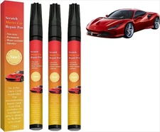 3pc Magic Car Scratch Removal Pen & Weatherproof Touch Up Paint Pen Car Scratch 