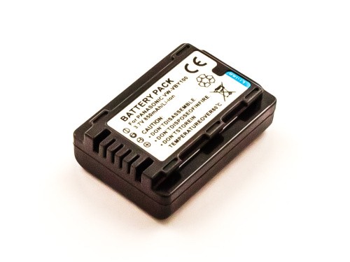 Lithium-Ion Battery 3.7V for Panasonic HC-V201 HC-V110 VW-VBY100 850mAh