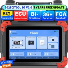 2025 XTOOL D7 OBD2 Car Bidirectional Scanner Full Diagnostic Tool Key Programmer