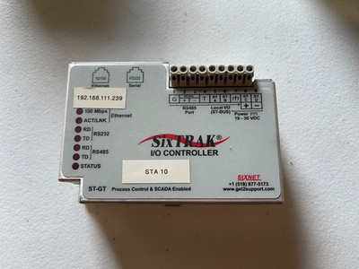Used Sixnet ST-GT-1210 SixTRAK I/O Controller