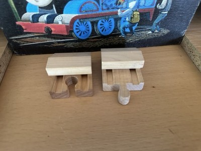 Learning Curve Wooden Thomas Train 2 Piece Bumper Set!