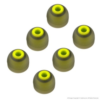 Geekria 3 Pairs Silicone Eartips Compatible with JayBird BlueBuds X, X2 (M x 6)