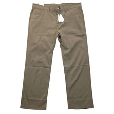 pRana Men's Brion Pants 38x30 Mud Brown NWT Straight Stretch Hiking MSRP 85