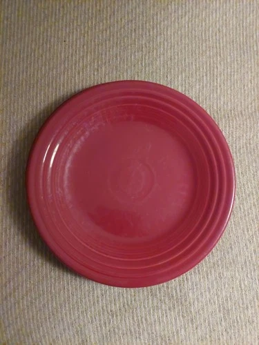 Fiestaware 9” Luncheon Plate Cinnabar Retired Fiesta Set of 2