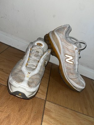 New Balance  ZIP  8505 Women s White & Yellow Jogging/Running Workout Sneakers